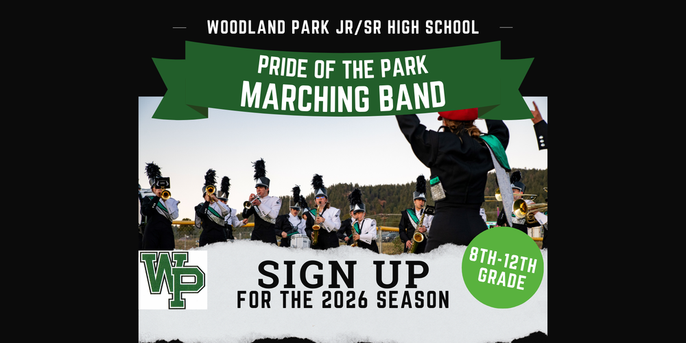 Graphic for 2026 Marching Band Sign Ups