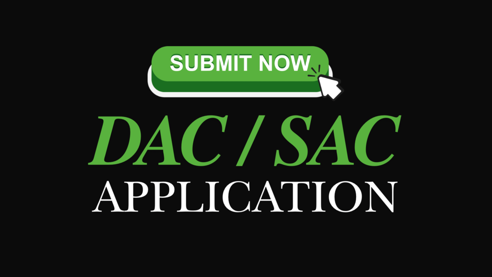 DAC/SAC Application Submission graphic