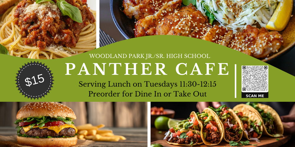 Graphic advertising Panther Cafe