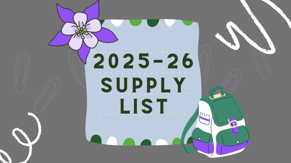 2025-26 Supply List