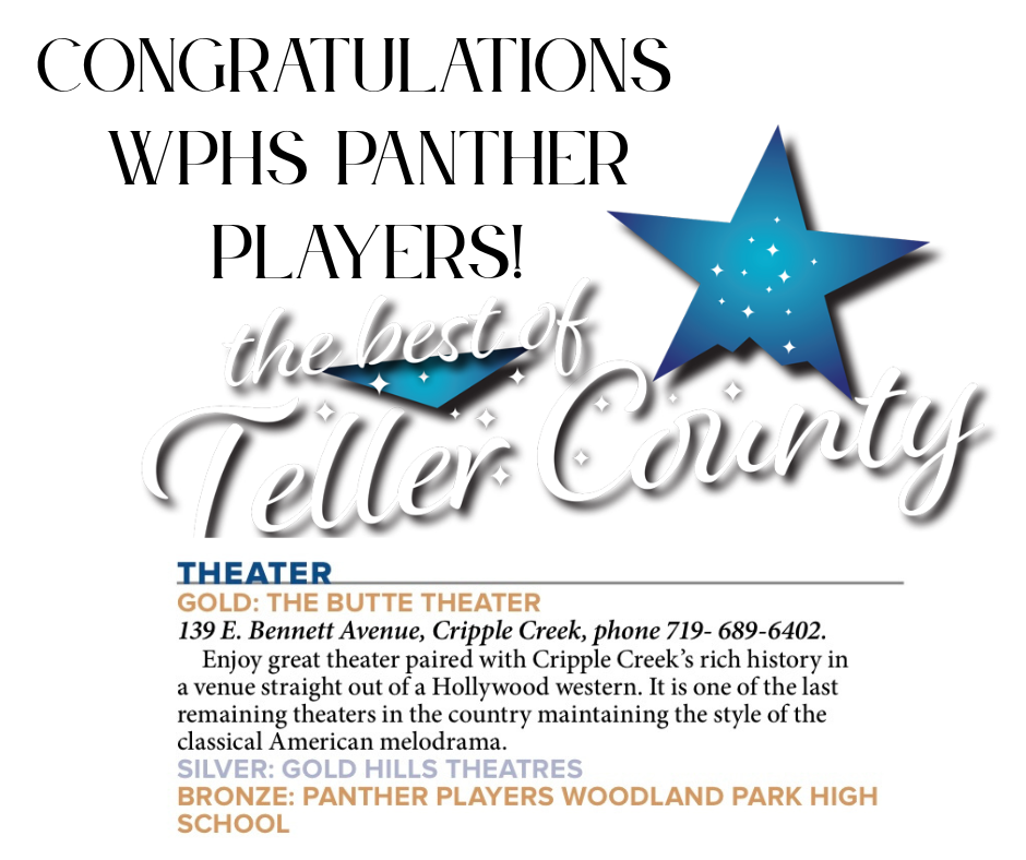 WPSrHS Panther Players Take Bronze in the best of Teller County