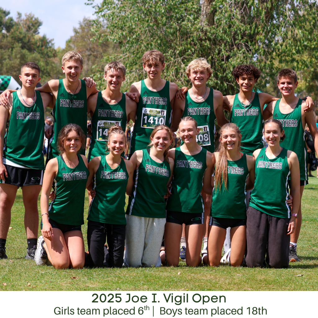 cross country highlights from the Joe I. Vigil Open  meet in Alamosa. Nora Scicluna placed in the top 20, girls team placed 6th, boys team placed 18th