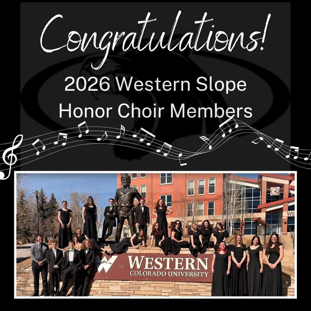 Choir members posing at Western Colorado University