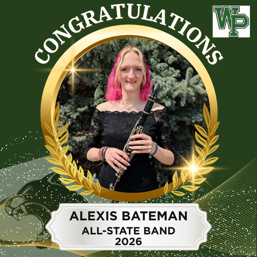 Congratulations to Alexis Bateman for All-State Band