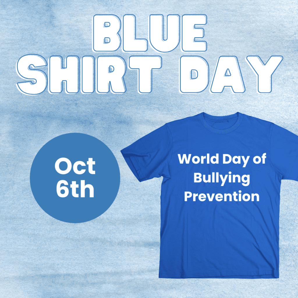 Blue shirt day, October 6th