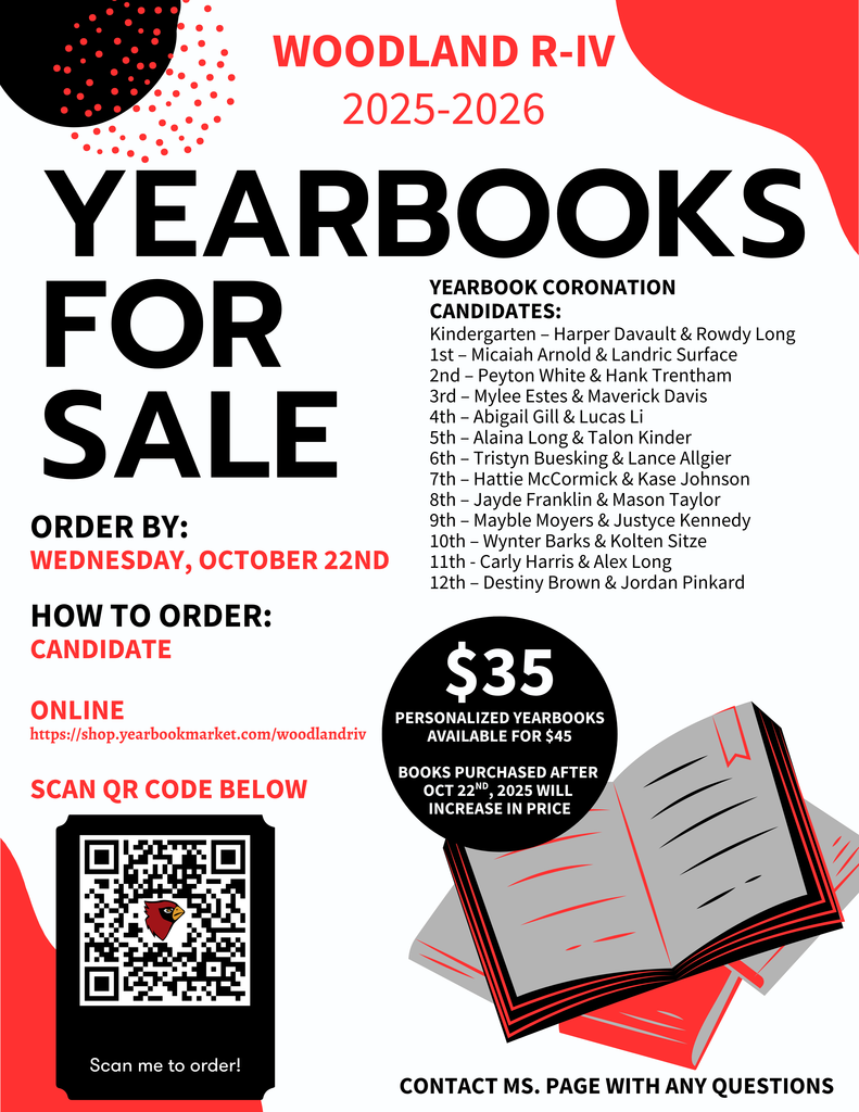 Yearbook Sale Flyer 2025-2026