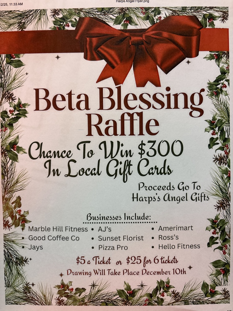 Beta Blessing Raffle