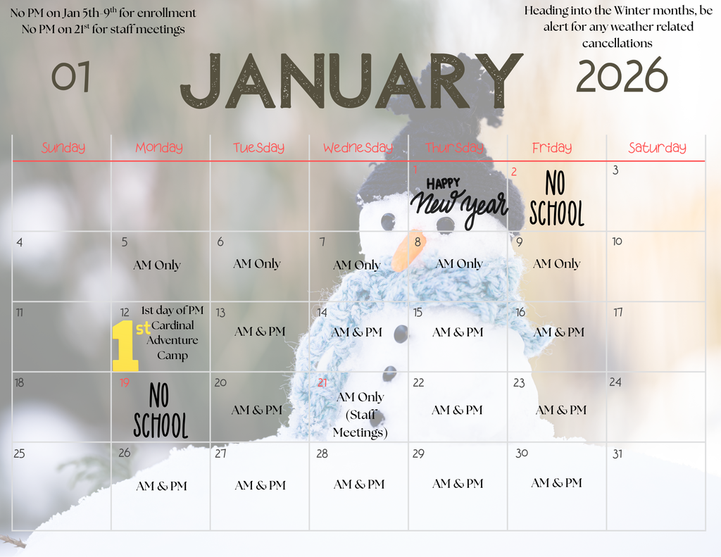 Playful Monthly Planner December 2025 Calendar