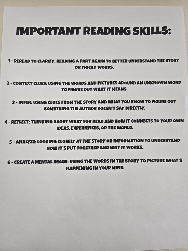 Important Reading Skills