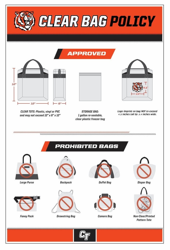 Clear bag policy