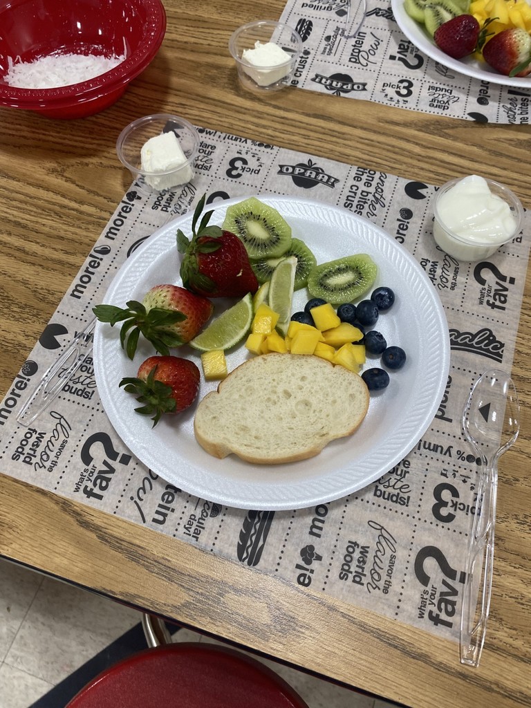 Students working on their Bruschetta.
