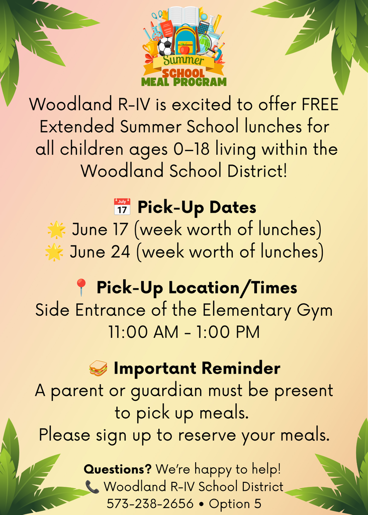 Free Extended Summer Meals