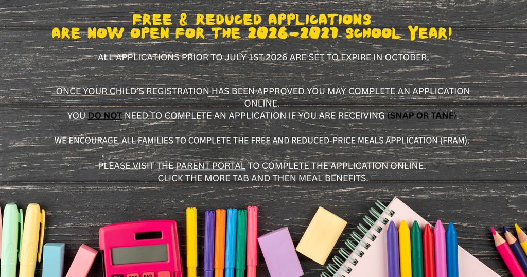 Free & Reduced Applications
