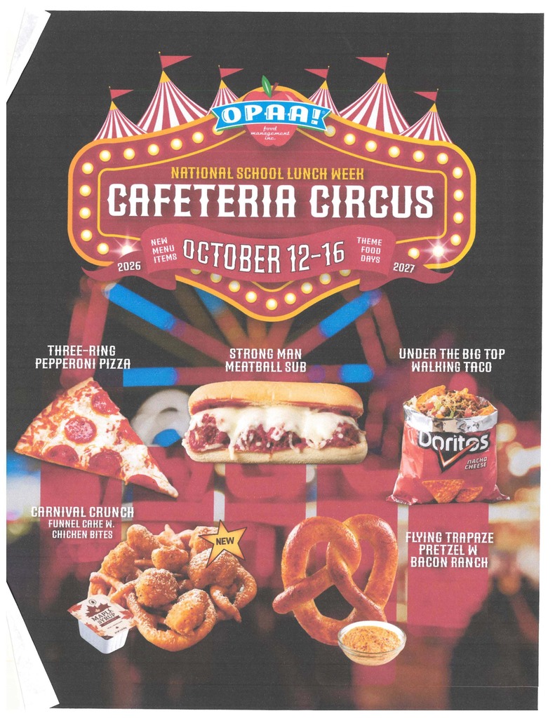 National School Lunch Week Flyer