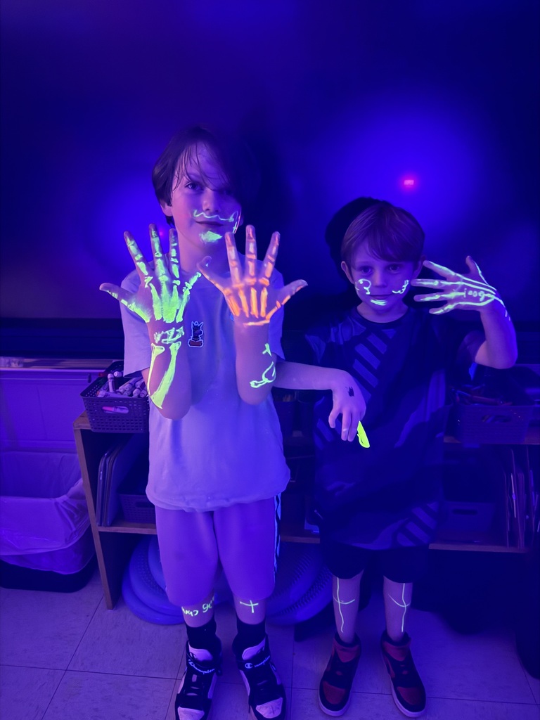 Students participating in Family Night