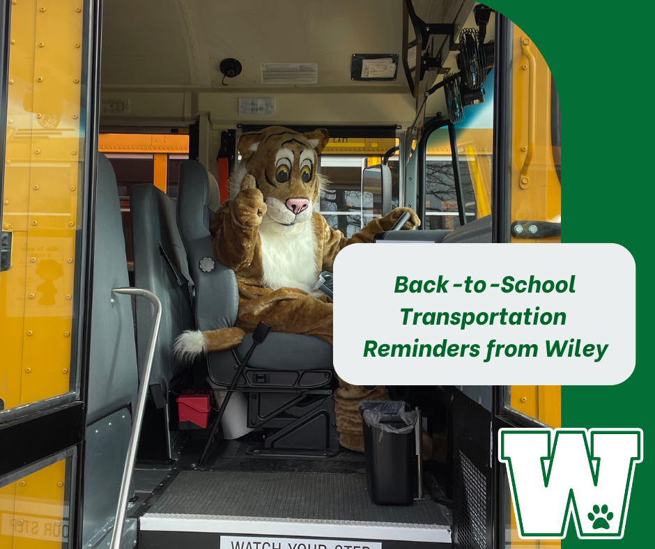 Back to School Transportation Reminders form Wiley