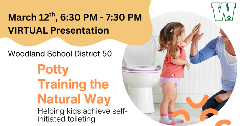 Potty Training Presentation, March 12 at 6:30 p.m. - Virtual