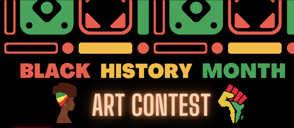 Black History Month Art Contest Banner