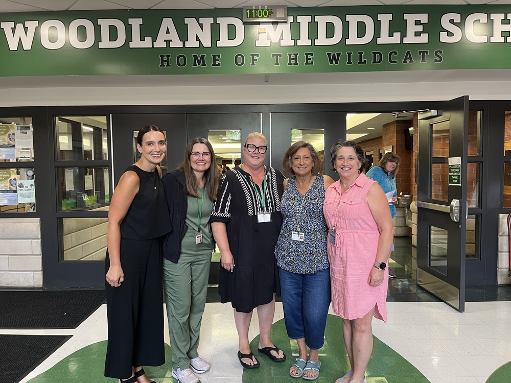 Health Office Team at WMS entrance