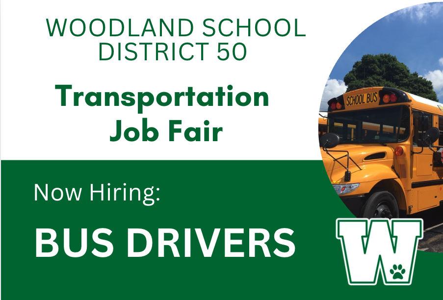 Woodland Transportation Job Fair! Now Hiring: Bus Drivers