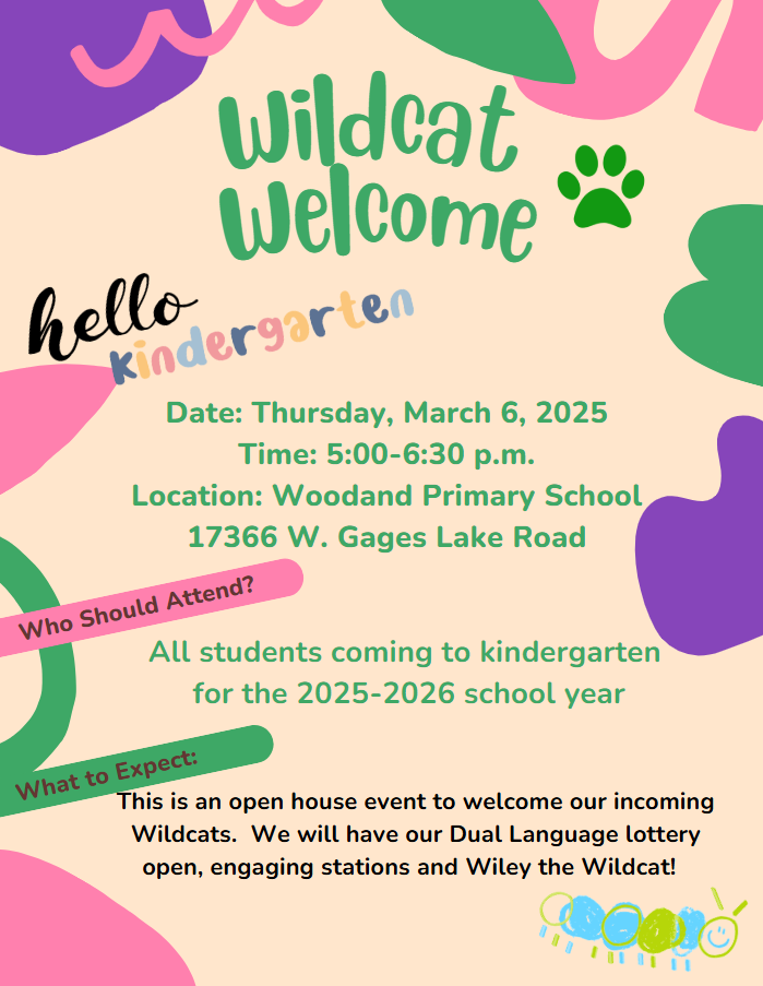 Wildcat Welcome Flyer in English