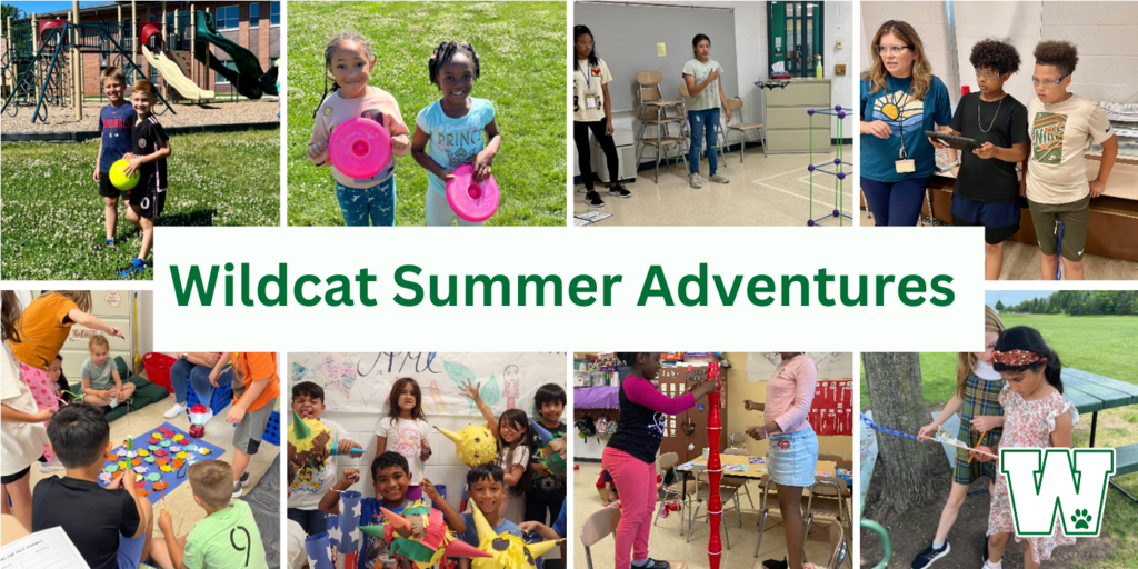Wildcat Summer Adventures - collage of photos from the summer program in 2024