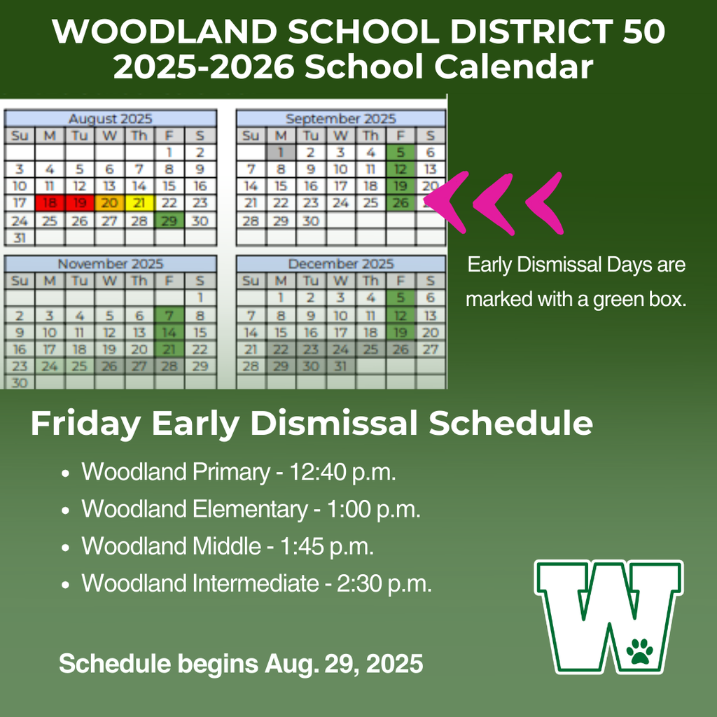 Early Dismissal Friday Schedule