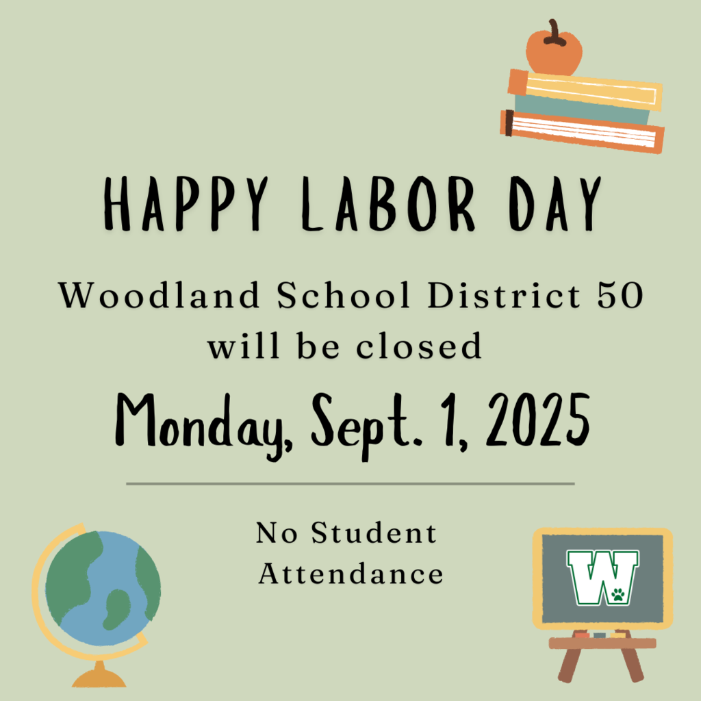 Woodland is closed on Sept. 1, 2025 for Labor Day