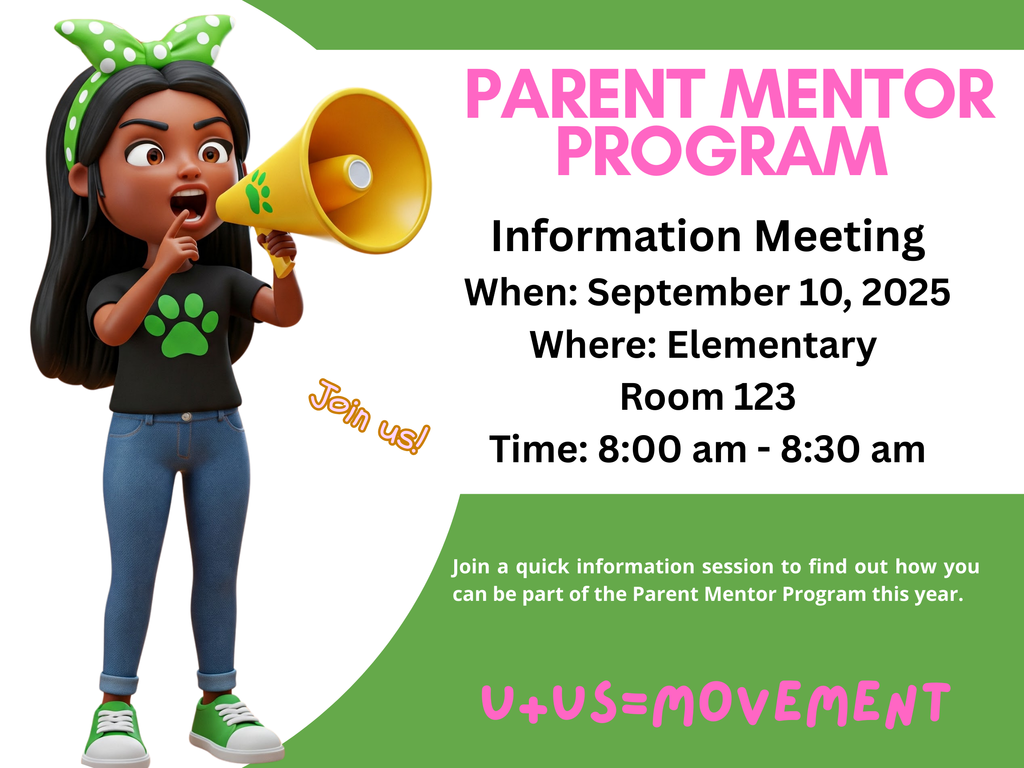 Parent Mentor Program Info Session Sept. 10 at 8 a.m.