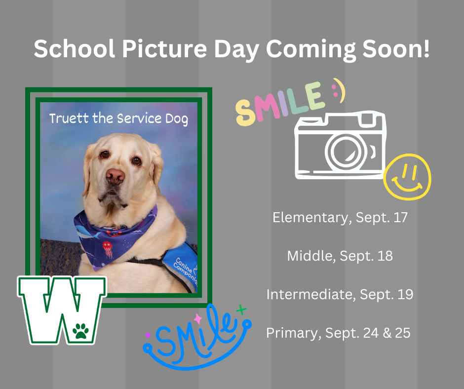 School Picture Day Coming Soon!