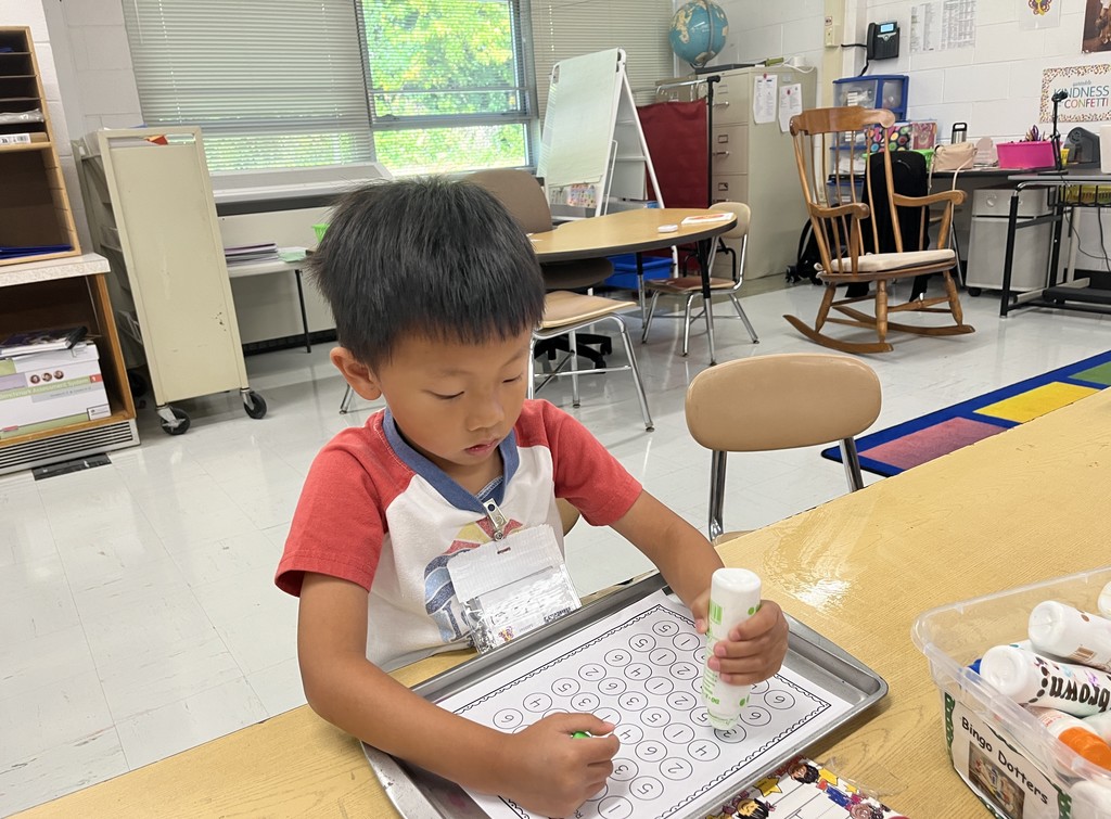 DOT Day in Ms. Beaudry's Kindergarten Classroom