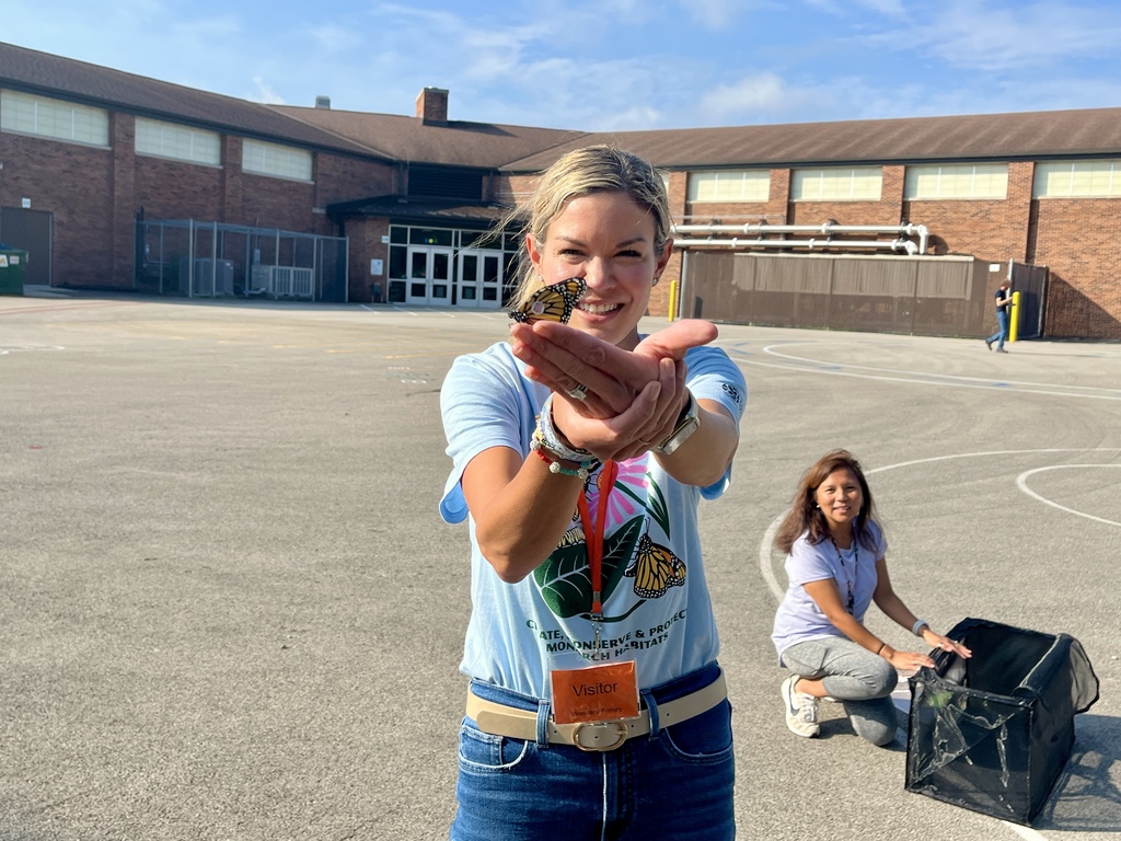 Monarch Butterflies Released at Woodland Primary, Sept. 2025