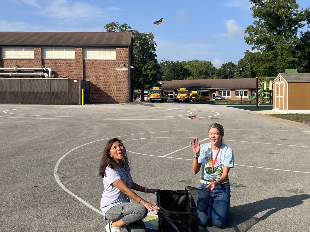 Monarch Butterflies Released at Woodland Primary, Sept. 2025