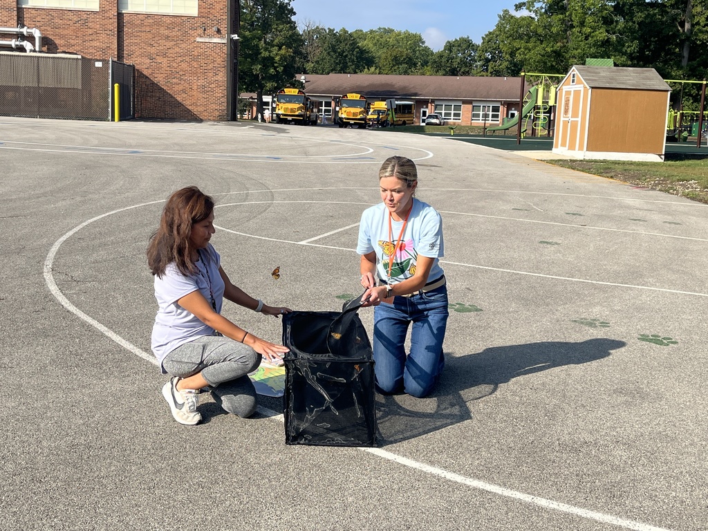 Monarch Butterflies Released at Woodland Primary, Sept. 2025