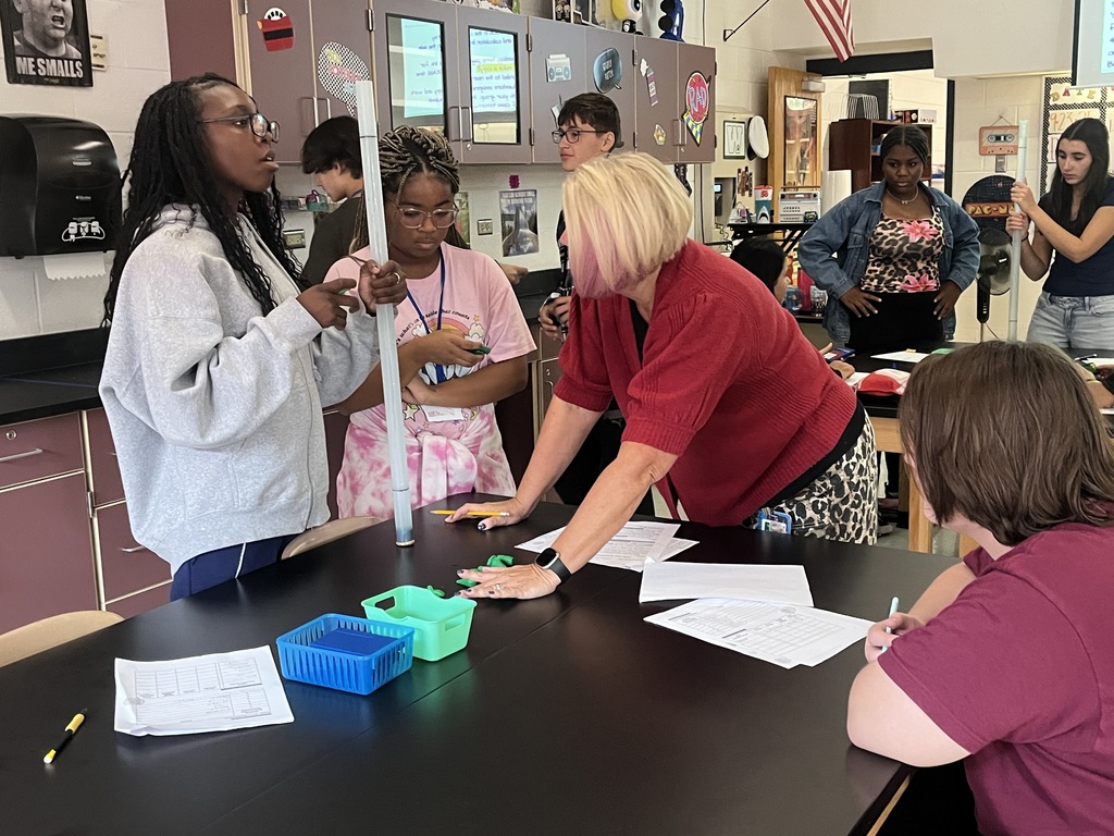 Science Lab in Ms. Rice's Class at Woodland Middle School Sept. 2025