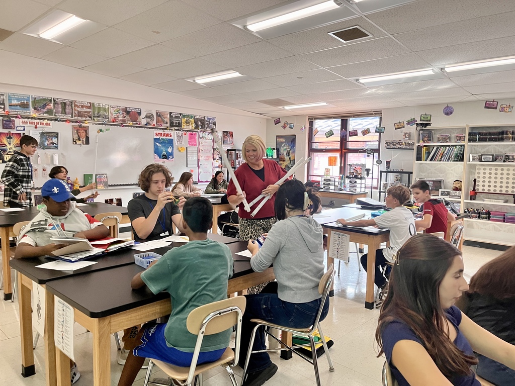 Science Lab in Ms. Rice's Class at Woodland Middle School Sept. 2025