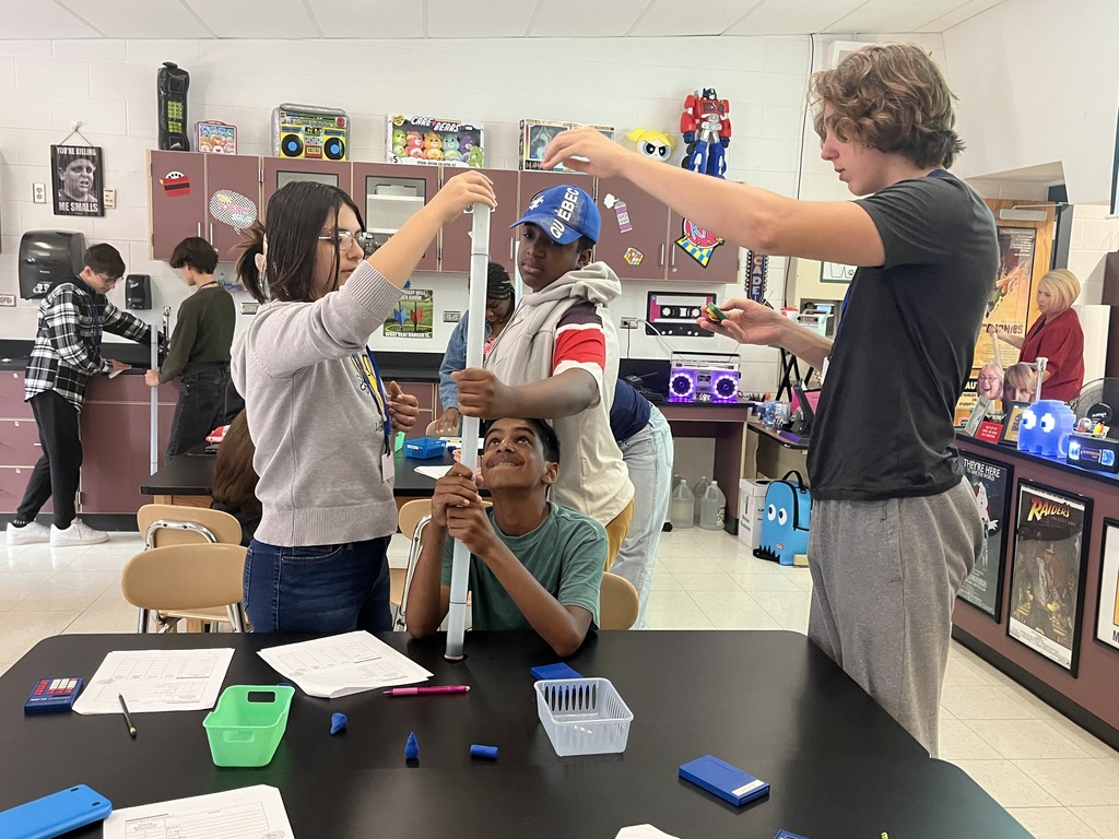 Science Lab in Ms. Rice's Class at Woodland Middle School Sept. 2025
