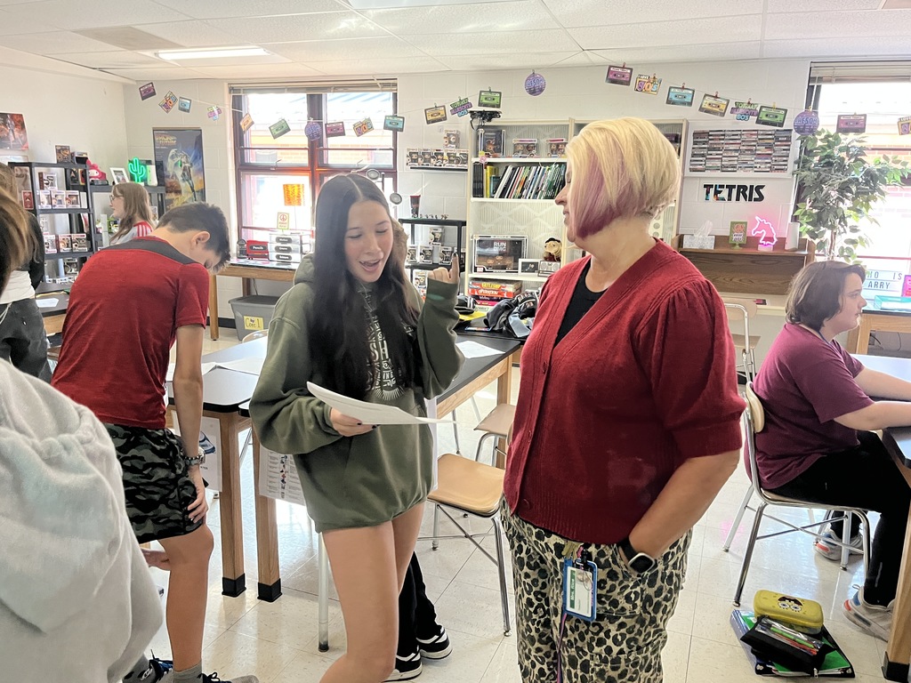 Science Lab in Ms. Rice's Class at Woodland Middle School Sept. 2025