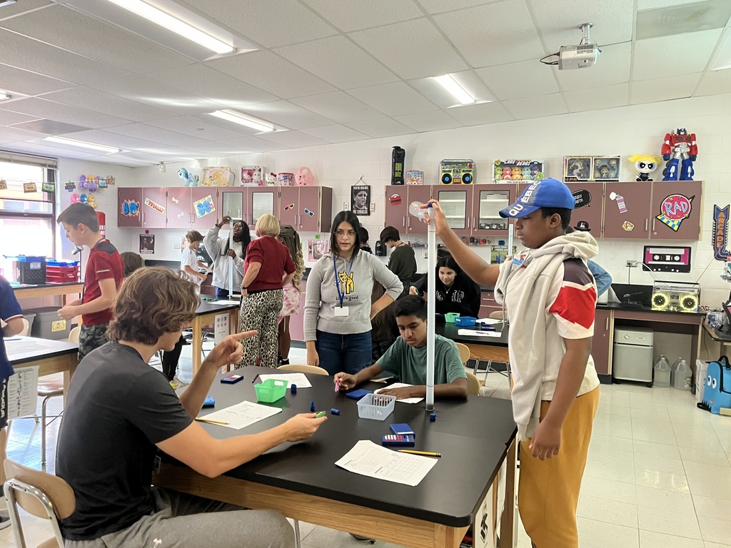 Science Lab in Ms. Rice's Class at Woodland Middle School Sept. 2025