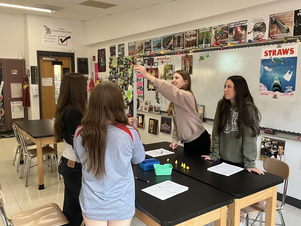 Science Lab in Ms. Rice's Class at Woodland Middle School Sept. 2025