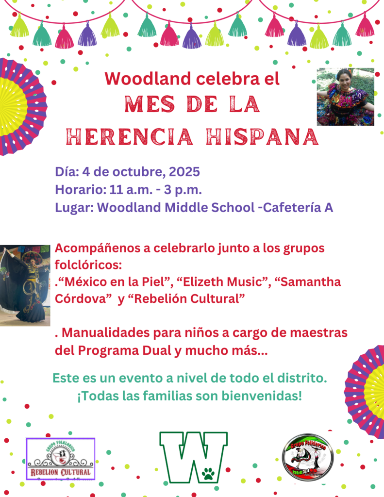 Hispanic Heritage Month Celebration, Oct. 4, 11 a.m. - 3 p.m.
