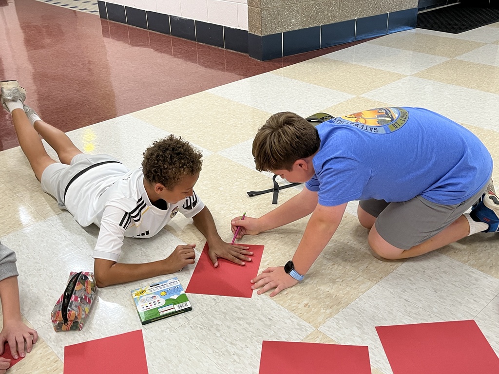 Creating a Red Ribbon Week Banner at Intermediate - 2025