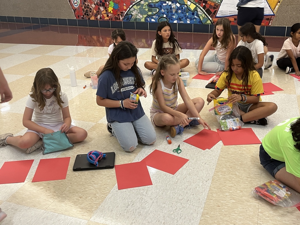 Creating a Red Ribbon Week Banner at Intermediate - 2025