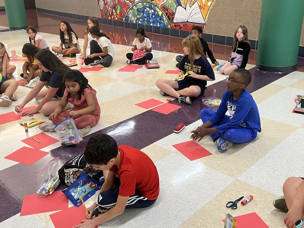 Creating a Red Ribbon Week Banner at Intermediate - 2025
