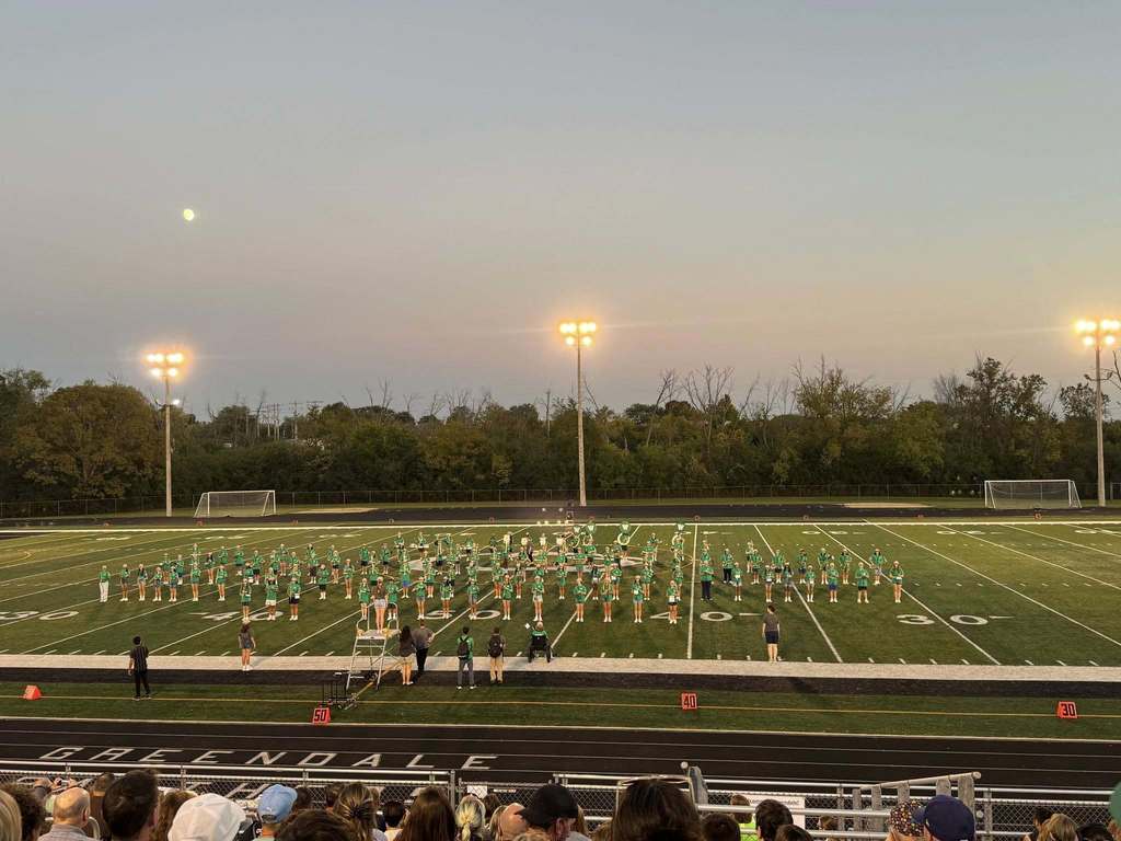 WMS Marching Band at the Greendale Invitational Oct. 2025