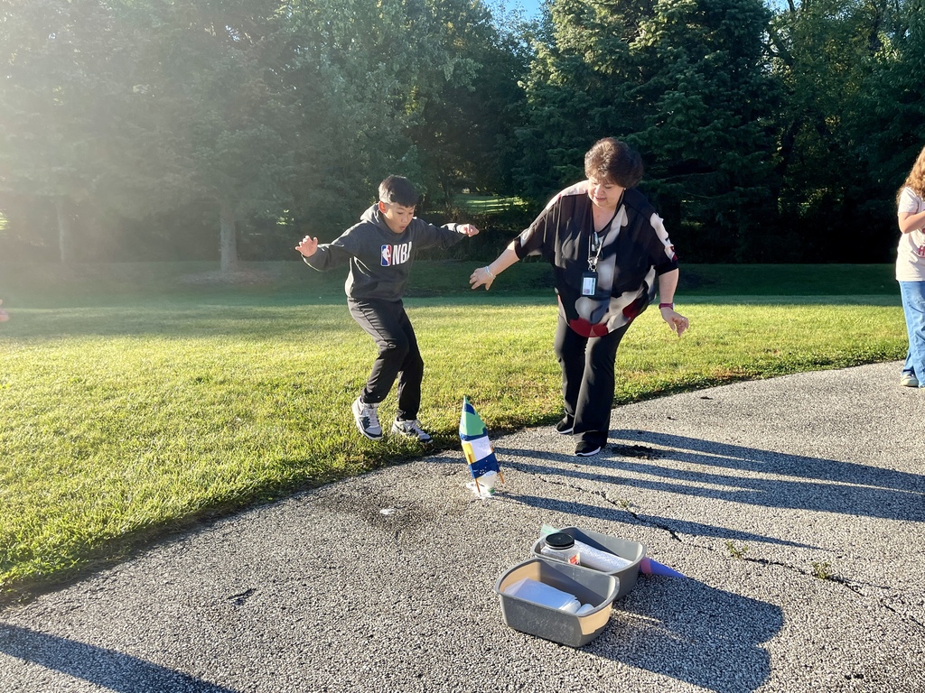 STEM Club rocket launch Oct. 2025