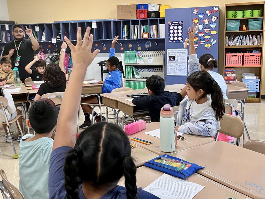 Classroom Visit with Mr. Ramirez and his 4th Grade Students