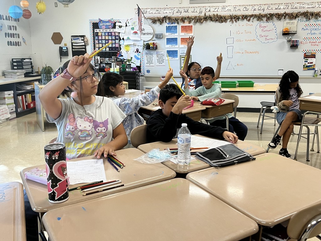 Classroom Visit with Mr. Ramirez and his 4th Grade Students