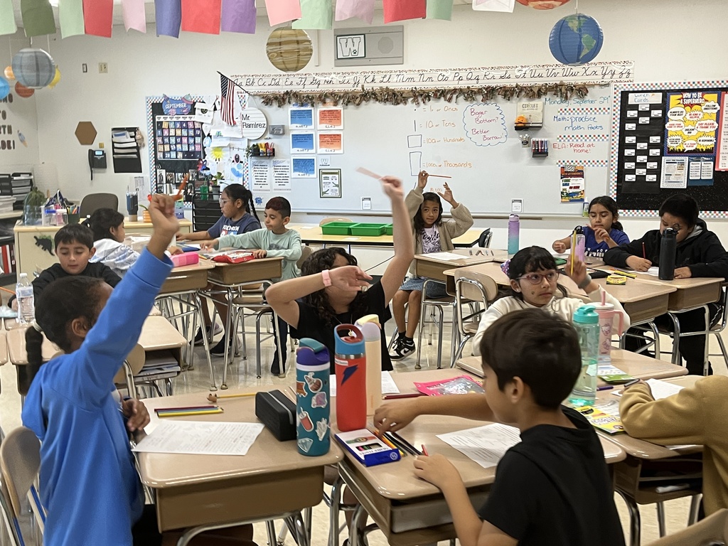 Classroom Visit with Mr. Ramirez and his 4th Grade Students