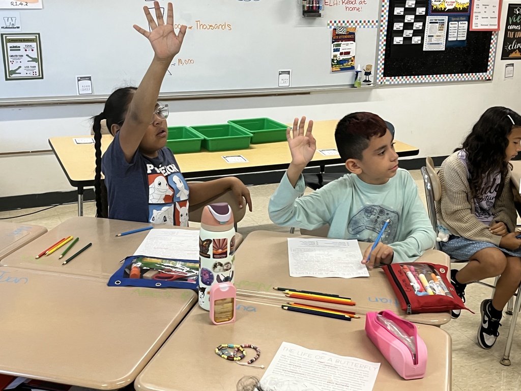 Classroom Visit with Mr. Ramirez and his 4th Grade Students